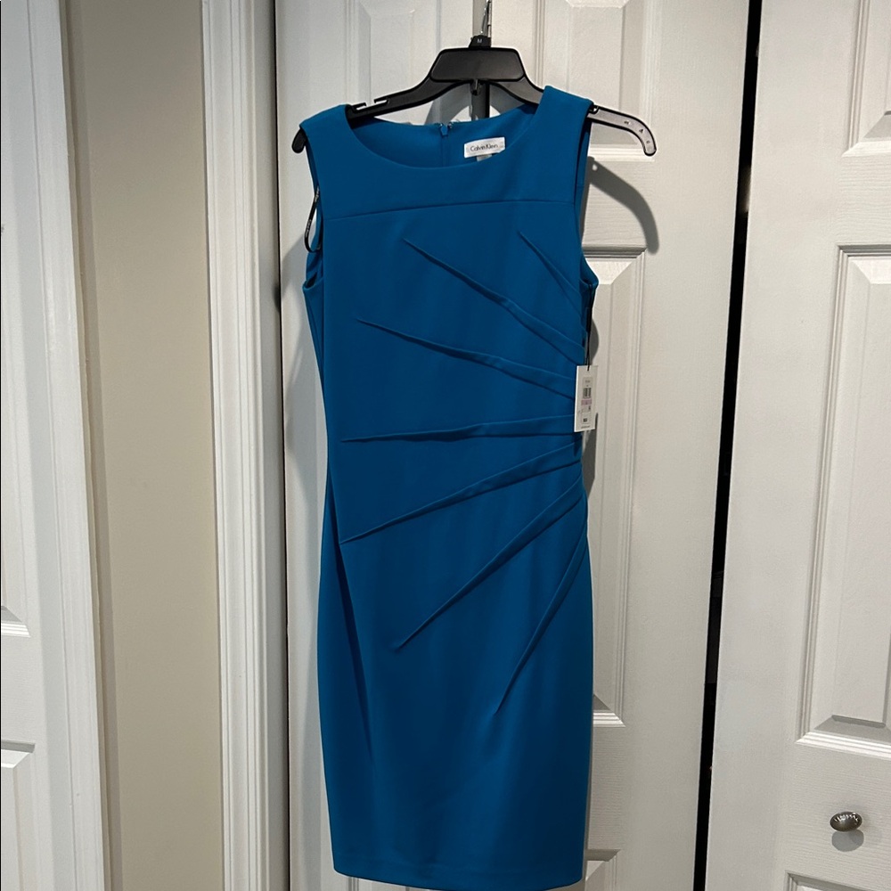 Calvin Klein Teal Midi Dress